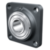 Flanged bearing unit square Drive-Slot in Inner Ring PCCJ25